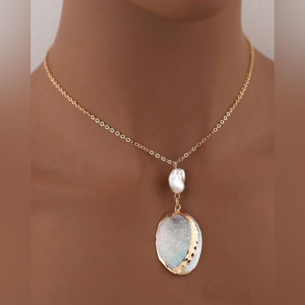 Shell necklace M770 - Picture 2 of 5